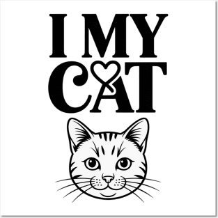 I Love My British Longhair Cat Ears Cat Breed Posters and Art
